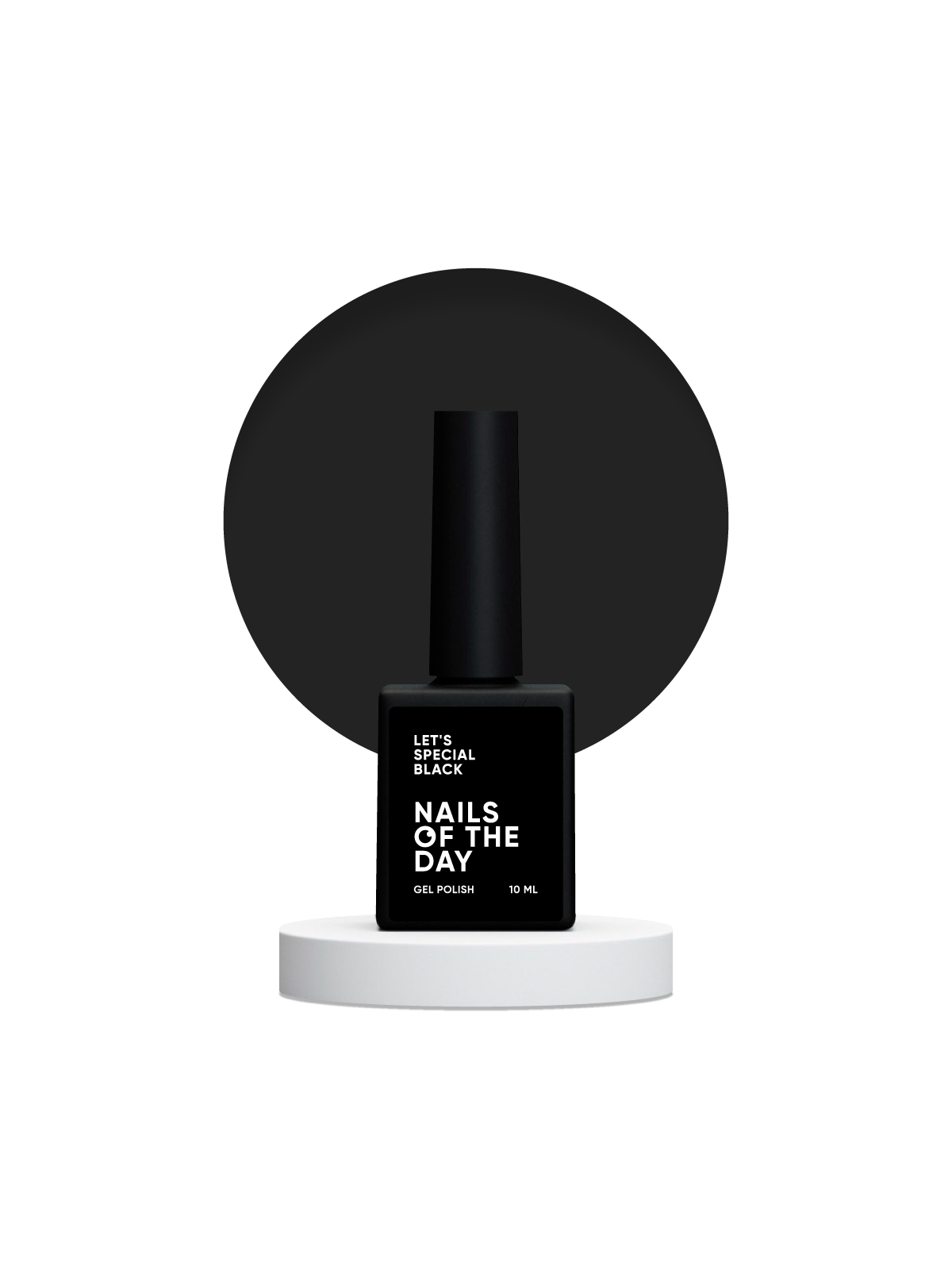 Let's Special Black NAILSOFTHEDAY – Głęboki Czarny Lakier Hybrydowy