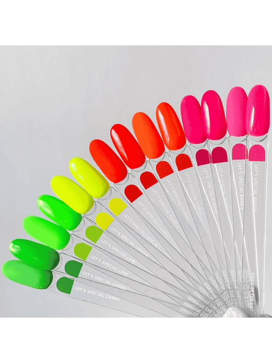Let's Special Coral NAILSOFTHEDAY – Neonowy Koralowy Lakier Hybrydowy