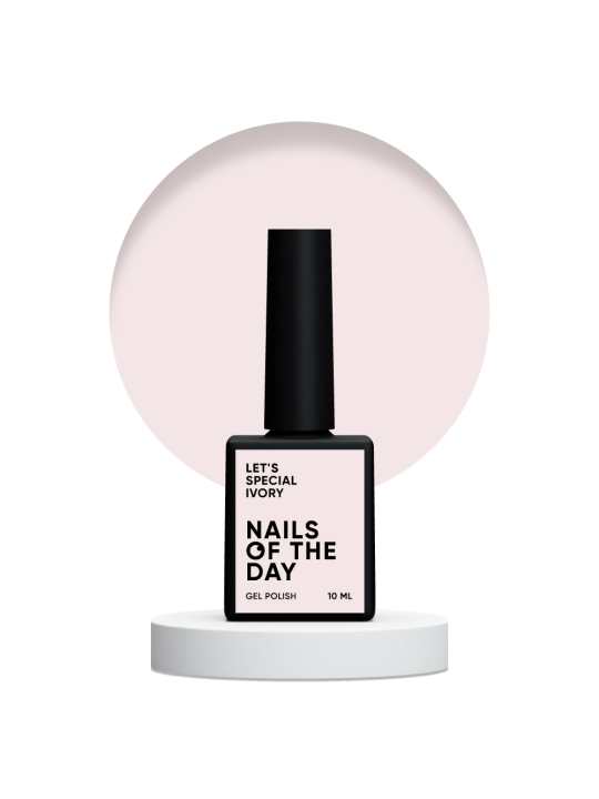 Let's Special Ivory NAILSOFTHEDAY – Kremowy Lakier Hybrydowy Let's Special Ivory NAILSOFTHEDAY – Kremowy Lakier Hybrydowy
