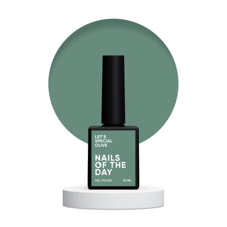 Let's Special Olive NAILSOFTHEDAY – Chłodny Oliwkowy Lakier Hybrydowy