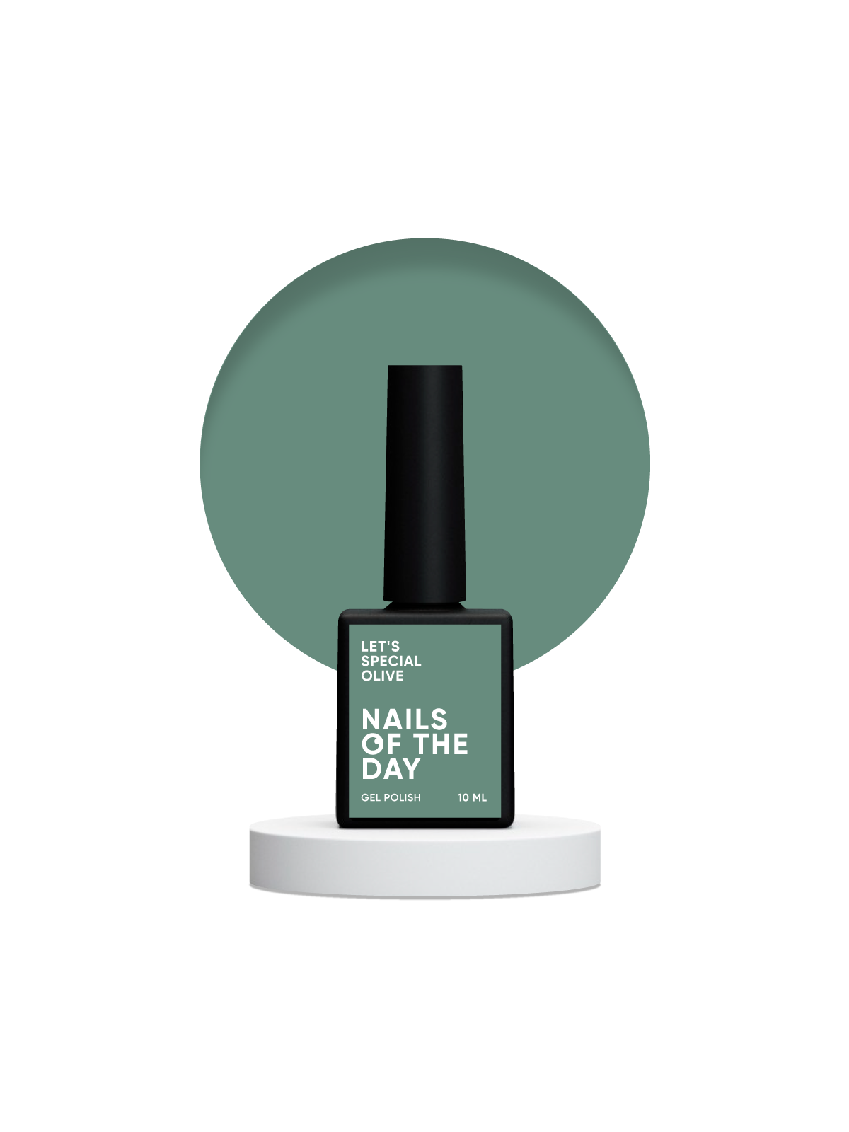 Let's Special Olive NAILSOFTHEDAY – Chłodny Oliwkowy Lakier Hybrydowy