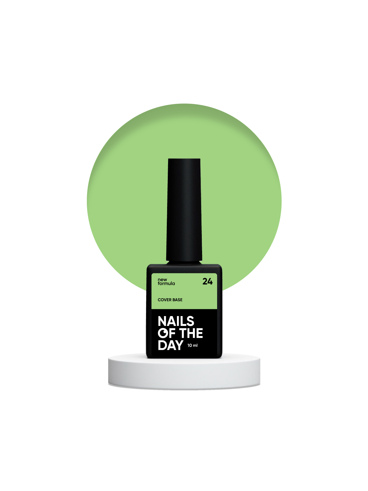 Cover Base NEW 24 Nailsoftheday – Półprzezroczysta Seledynowa Baza Hybrydowa