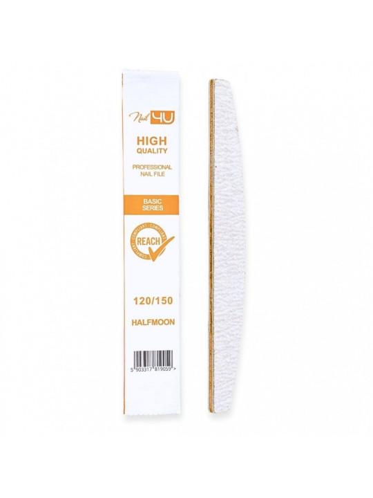 NAIL4U Pilnik BASIC Łódka 120/150 (25 szt.) NAIL4U Pilnik BASIC Łódka 120/150 (25 szt.)