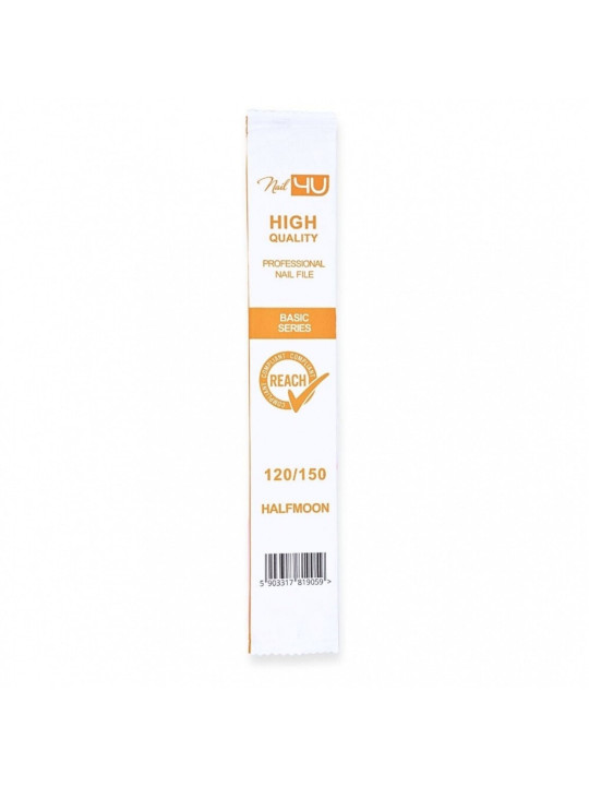 NAIL4U Pilnik BASIC Łódka 120/150 (25 szt.) NAIL4U Pilnik BASIC Łódka 120/150 (25 szt.)