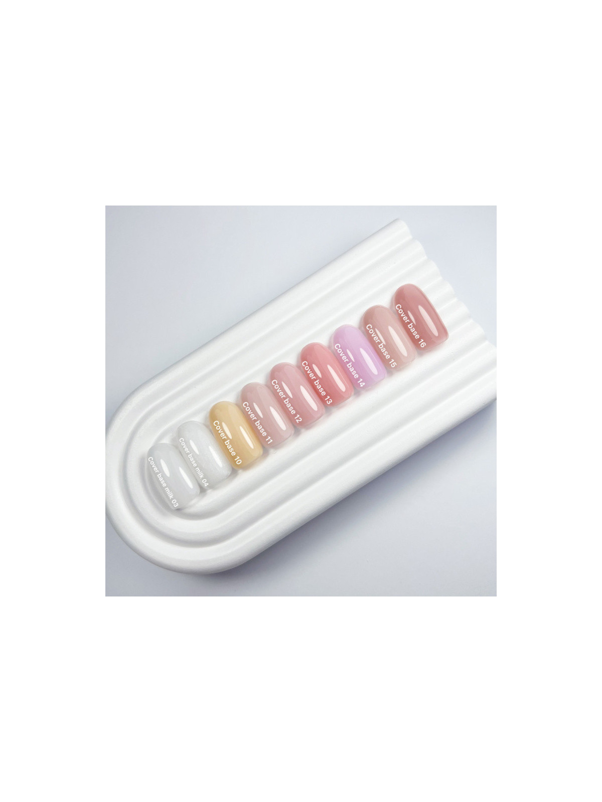 Cover Base NEW Milk 04 Nailsoftheday – Mleczna Baza Hybrydowa z Brokatem