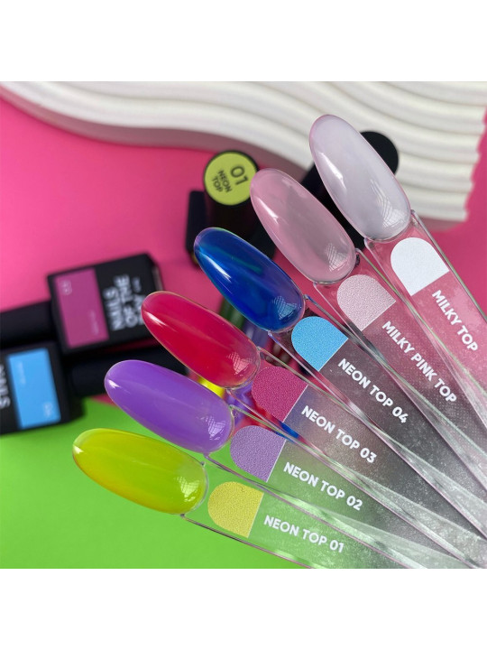 Milky Top NAILSOFTHEDAY – Mleczny Top Hybrydowy Bez Warstwy Dyspersyjnej