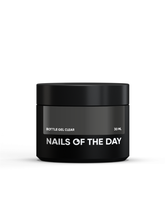 Bottle Gel Clear NAILSOFTHEDAY – Profesjonalny Przezroczysty Żel Budujący do Wzmocnienia i Naprawy Paznokci Bottle Gel Clear NAILSOFTHEDAY – Profesjonalny Przezroczysty Żel Budujący do Wzmocnienia i Naprawy Paznokci