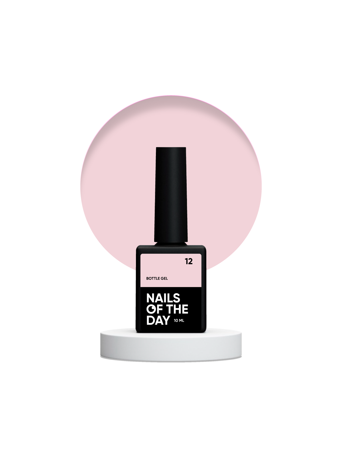 Bottle Gel 12 NAILSOFTHEDAY – Profesjonalny Kryjący Nudowy Żel Budujący
