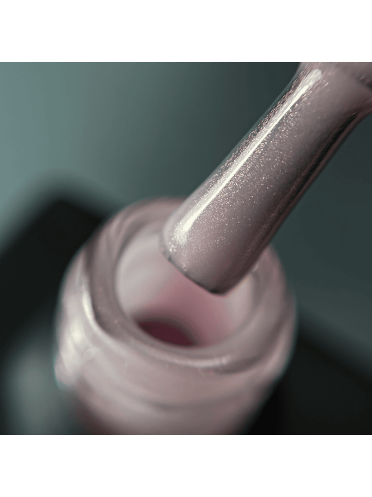 Bottle Gel Shimmer 03 NAILSOFTHEDAY – Jasnoróżowy Żel Budujący ze Srebrną Drobinką