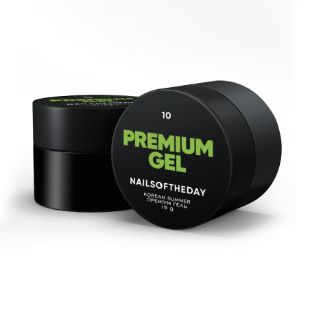 Premium Gel 10 NAILSOFTHEDAY – Kryjący Jaskrawo-Limonkowy Żel Budujący do Paznokci