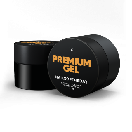 Premium Gel 12 NAILSOFTHEDAY – Kryjący Pomarańczowy Żel Budujący do Paznokci