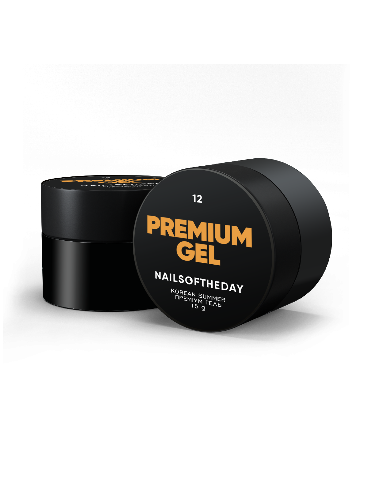 Premium Gel 12 NAILSOFTHEDAY – Kryjący Pomarańczowy Żel Budujący do Paznokci