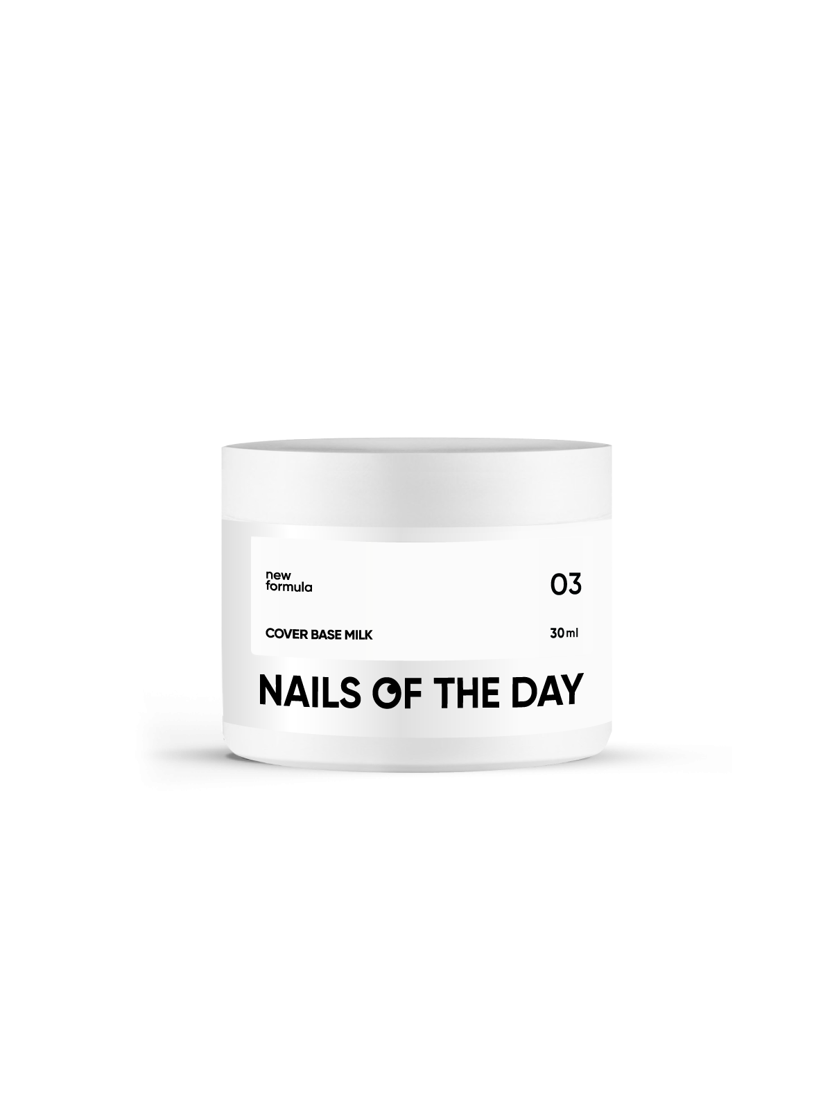 Cover Base NEW Milk 03 Nailsoftheday – Mleczna Baza Hybrydowa o Chłodnym Odcieniu